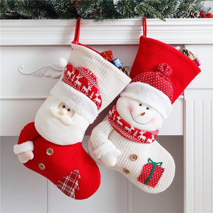 Christmas Stocking Santa Claus Fireplace