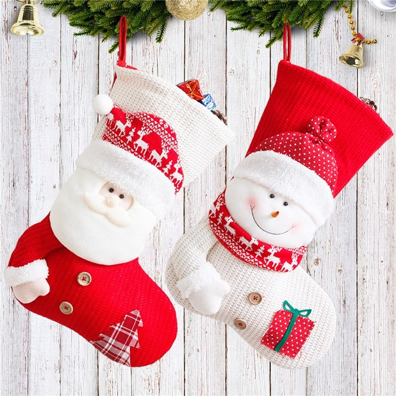 Christmas Stocking Santa Claus Fireplace