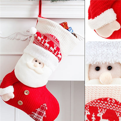 Christmas Stocking Santa Claus Fireplace