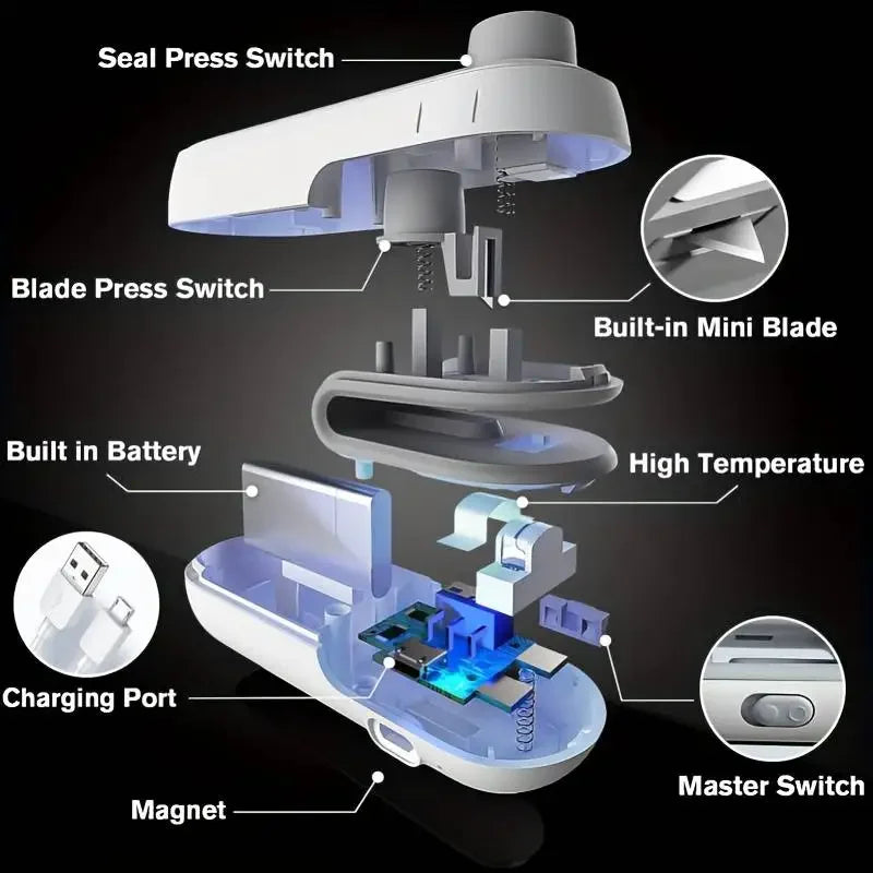 Portable Mini Sealer 2 in 1 Heat Sealer