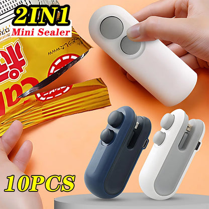 Portable Mini Sealer 2 in 1 Heat Sealer