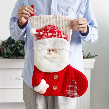 Christmas Stocking Santa Claus Fireplace