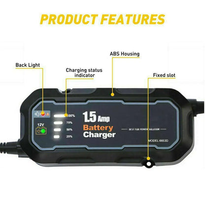 Smart Battery Charger For Cars